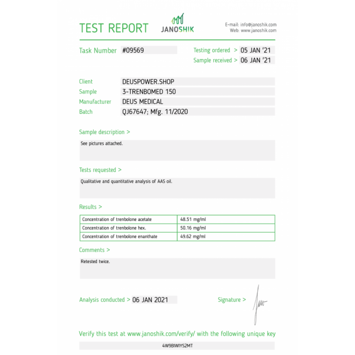 3-tren3 3-TRENBOMED 150