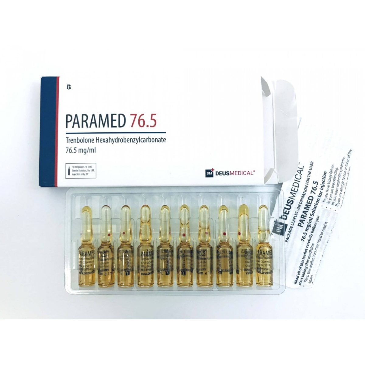 PARAMED 76.5 (Trenbolone Hexahydrobenzylcarbonate) kopen - Afbeelding 2