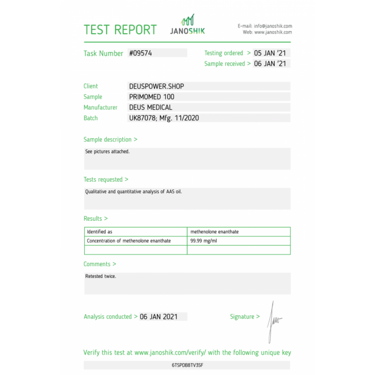 PRIMOMED 100 (Methenolone Enanthate) kopen - Afbeelding 3